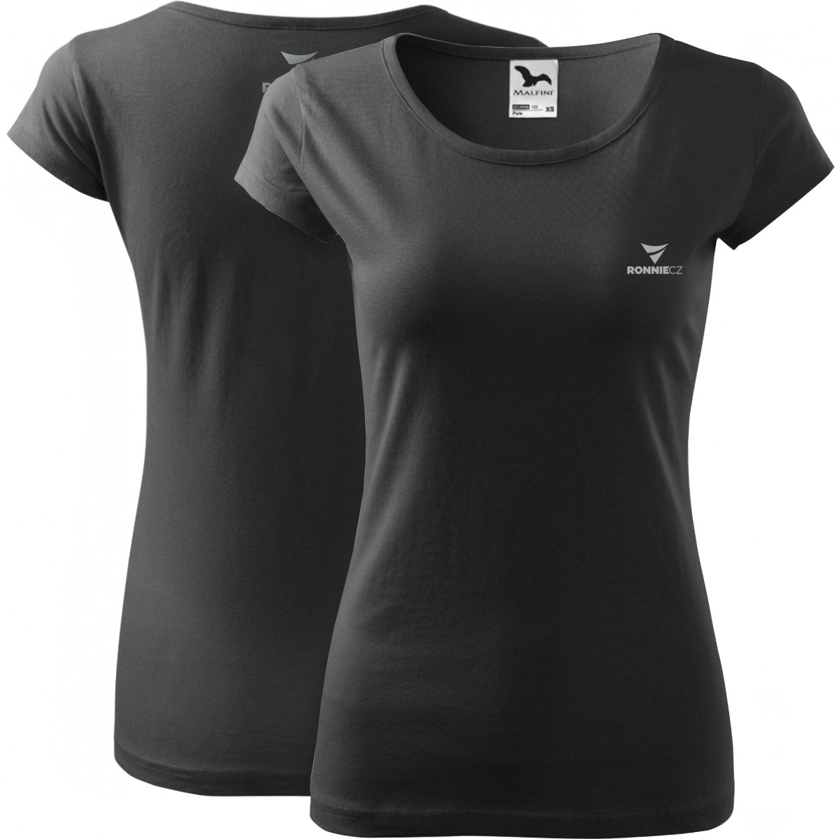 D�msk� triko Ronnie.cz Classic (�ern�) - Ronnie.cz