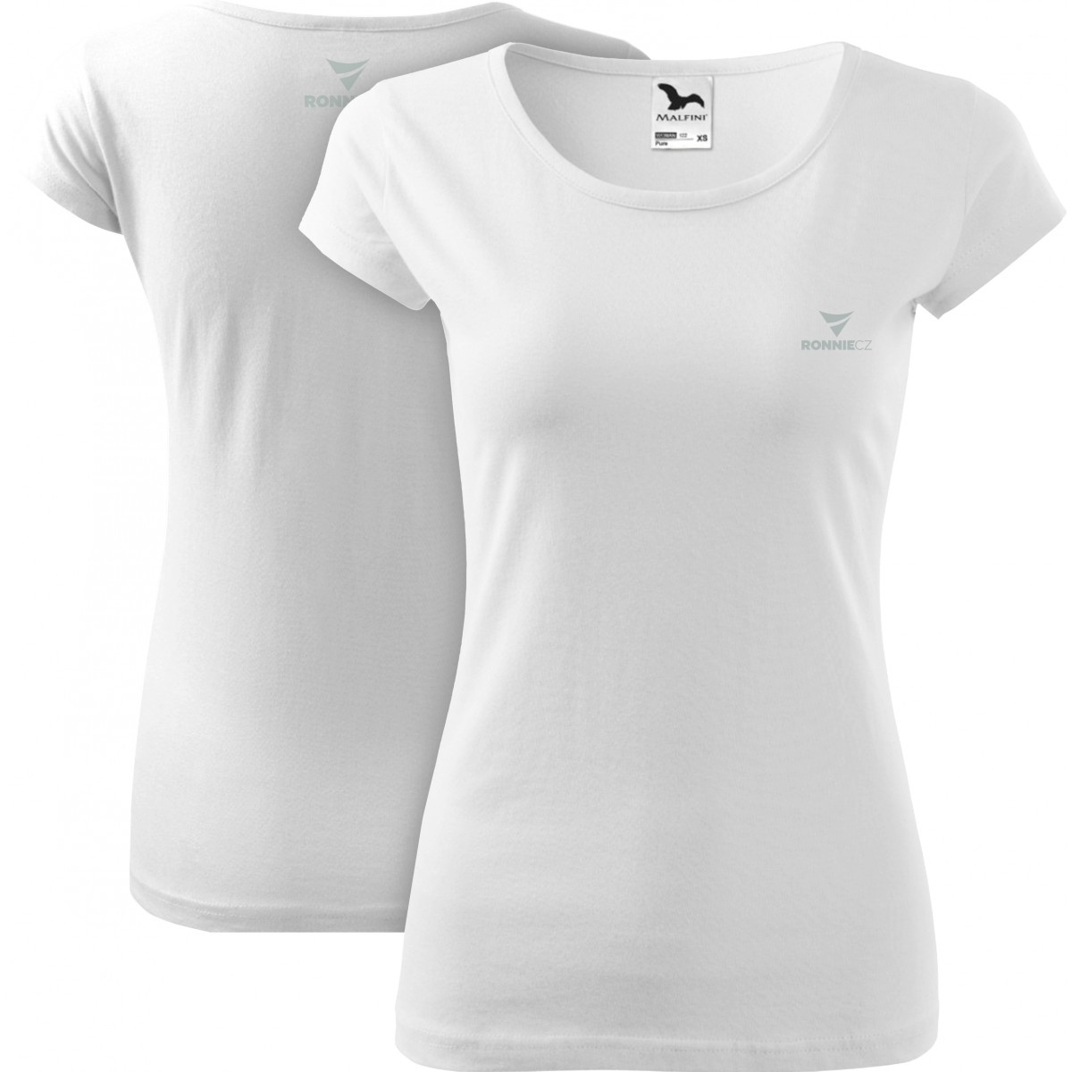 D�msk� triko Ronnie.cz Classic (b�l�) - Ronnie.cz