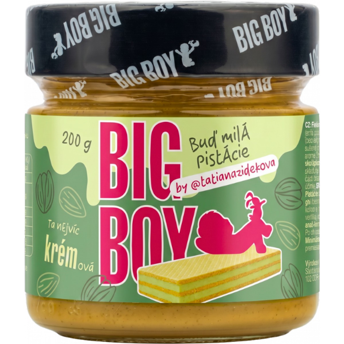 Pist�ciovomandlov� kr�m Bu� mil� pist�cie - Big Boy