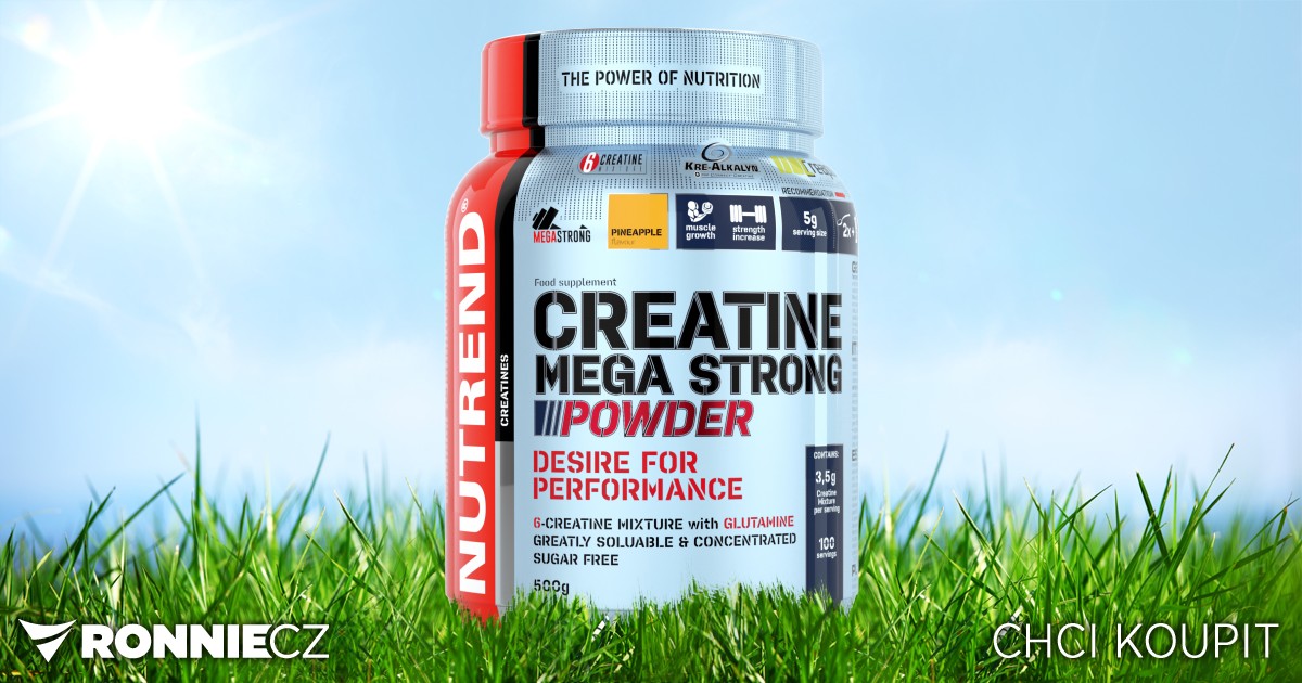 Creatine Mega Strong Powder, Nutrend | Ronnie.cz
