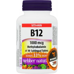 Vitamin B12 1000 mcg (Webber Naturals)