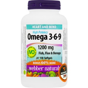 Omega 3-6-9 High Potency (Webber Naturals)