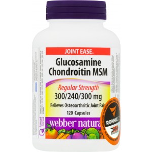 Glucosamine Chondroitin MSM (Regular Strength) (Webber Naturals)