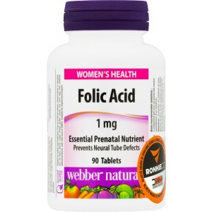 Folic Acid (Webber Naturals)