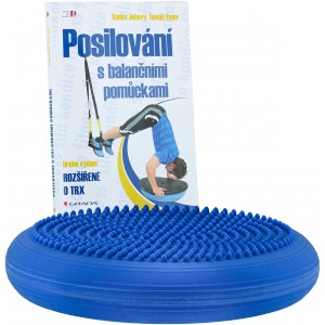 Dynair Ballkissen Senso + kniha Posilov�n� s balan�n�mi pom�ckami (-)