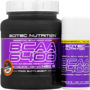 BCAA 6400 - akce 375 tbl + 60 tbl ZDARMA! (Scitec Nutrition)