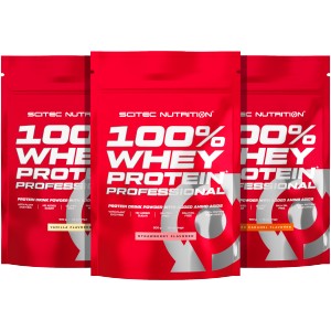 100 % Whey Protein Professional - akce 3x 500 g (Scitec Nutrition)