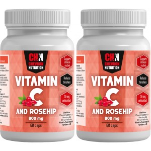 Vitamin C & Rosehip 800 mg - akce 1+1 ZDARMA! (Chevron Nutrition)