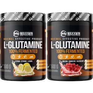 L-Glutamine 100 % Fermented s p��chut�mi - akce 1+1 (MAXXWIN)