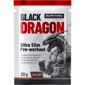 Black Dragon Ultra Stim Pre-workout - s��ek (20 g) - Survival