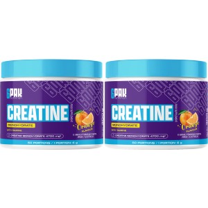 Creatine Monohydrate + taurin (300 g) - akce 1+1 (6Pak Nutrition)