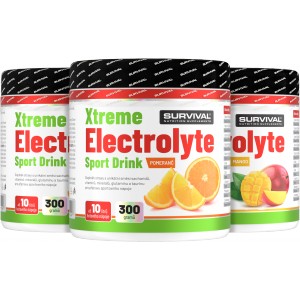 Xtreme Electrolyte Sport Drink - akce 2+1 ZDARMA! - Survival