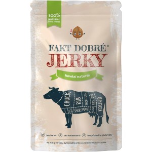 Su�en� maso Jerky hov�z� natural (Lionlab)