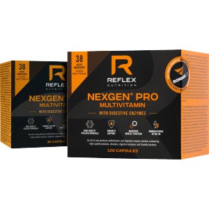 Nexgen Pro Multivitamin s Digestive Enzymes - akce 120 cps + 30 cps ZDARMA! - Reflex Nutrition