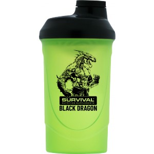 Šejkr Survival Black Dragon - 600 ml (zeleno-černý) - Survival