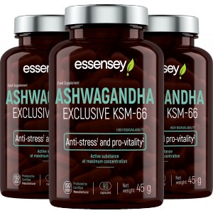Ashwagandha Exclusive KSM-66 - akce 2+1 (Trec)