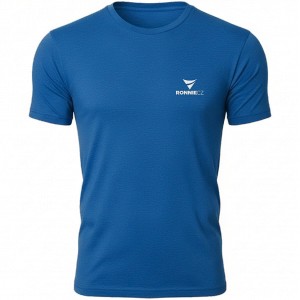 Triko Ronnie.cz Classic (modr� s b�l�m logem) (Ronnie.cz)
