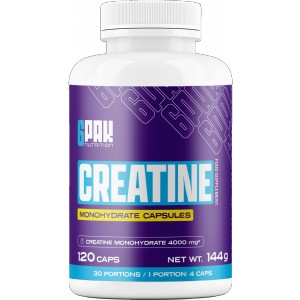 Creatine Monohydrate Capsules (6Pak Nutrition)