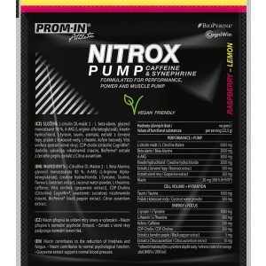 Nitrox Pump Caffeine & Synephrine (sáčky) - PROM-IN