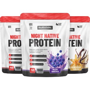 Night Native Protein - akce 2+1 ZDARMA! - Survival
