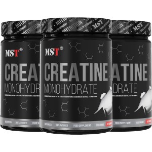 Creatine Monohydrate (500 g) - akce 2+1 ZDARMA! - MST Nutrition