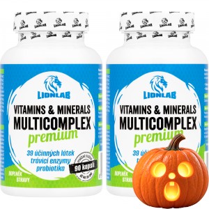 Vitamins & Minerals Premium Multicomplex - akce 1+1 ZDARMA! - Lionlab
