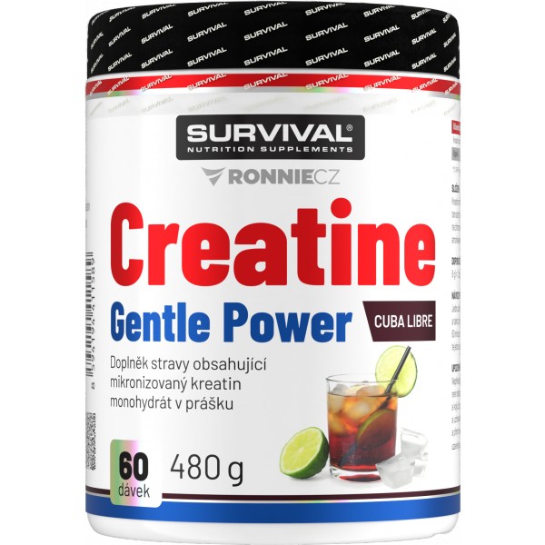 Creatine Monohydrate Gentle Power - 480 g, cola-citrón (cuba libre) – gentle power cola-citron (cuba libre) · 480 g