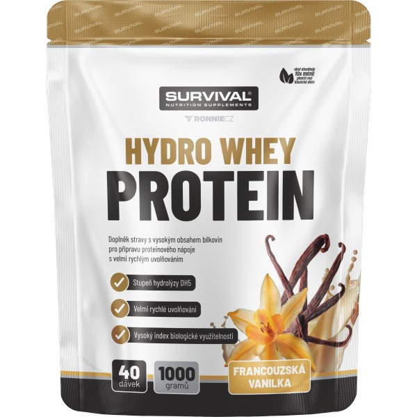 Hydro Whey Protein - 1000 g, francouzská vanilka – francouzská vanilka · 1000 g